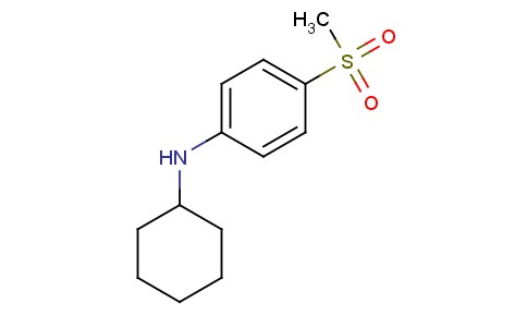 Benzenamine, N-cyclohexyl-4-(methylsulfonyl)-
